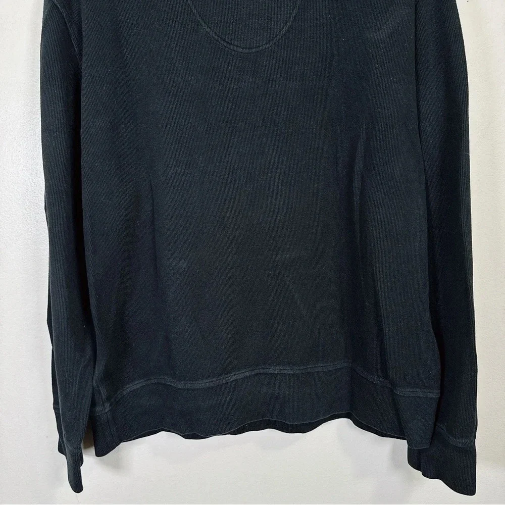Hugo Boss Cotton Half Zip Ribbed Sweater